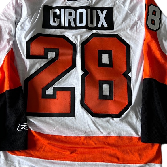 Reebok NHL Claude Giroux “A” Authentic Flyers Jersey - Picture 5 of 5